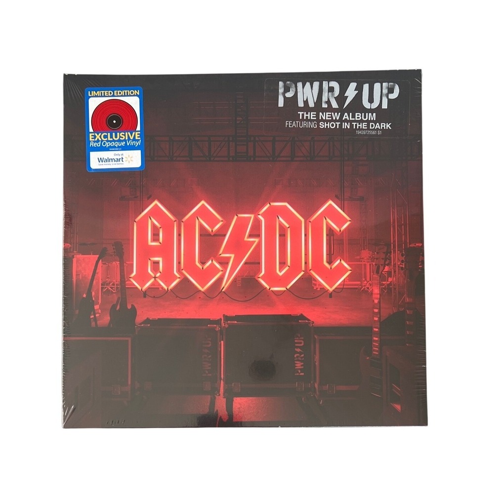 AC/DC Power Up PWR/UP Vinyl LP Red Opaque Limited Edition Walmart Exclusive NEW